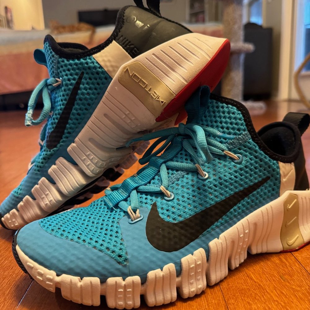 Nike Free Metcon 3 | Light Blue Fury / Black / White | CJ0861-410 | 10.5(m)